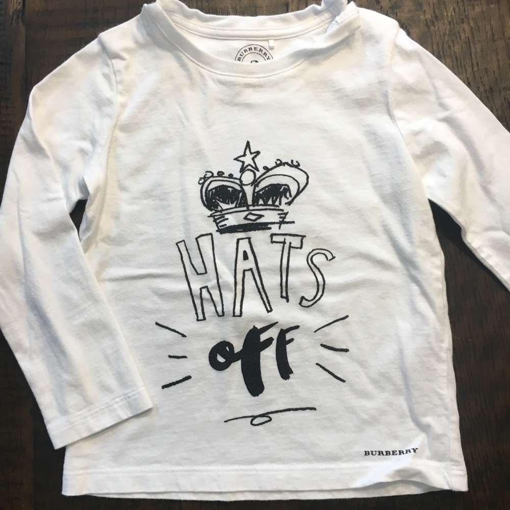 Girls Burberry Long sleeve tee